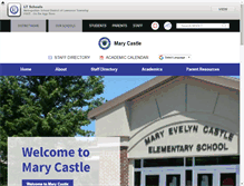 Tablet Screenshot of marycastle.ltschools.org
