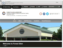 Tablet Screenshot of forestglen.ltschools.org