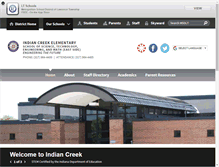 Tablet Screenshot of indiancreek.ltschools.org
