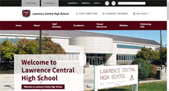 Desktop Screenshot of lawrencecentral.ltschools.org