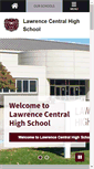 Mobile Screenshot of lawrencecentral.ltschools.org