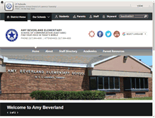 Tablet Screenshot of amybeverland.ltschools.org